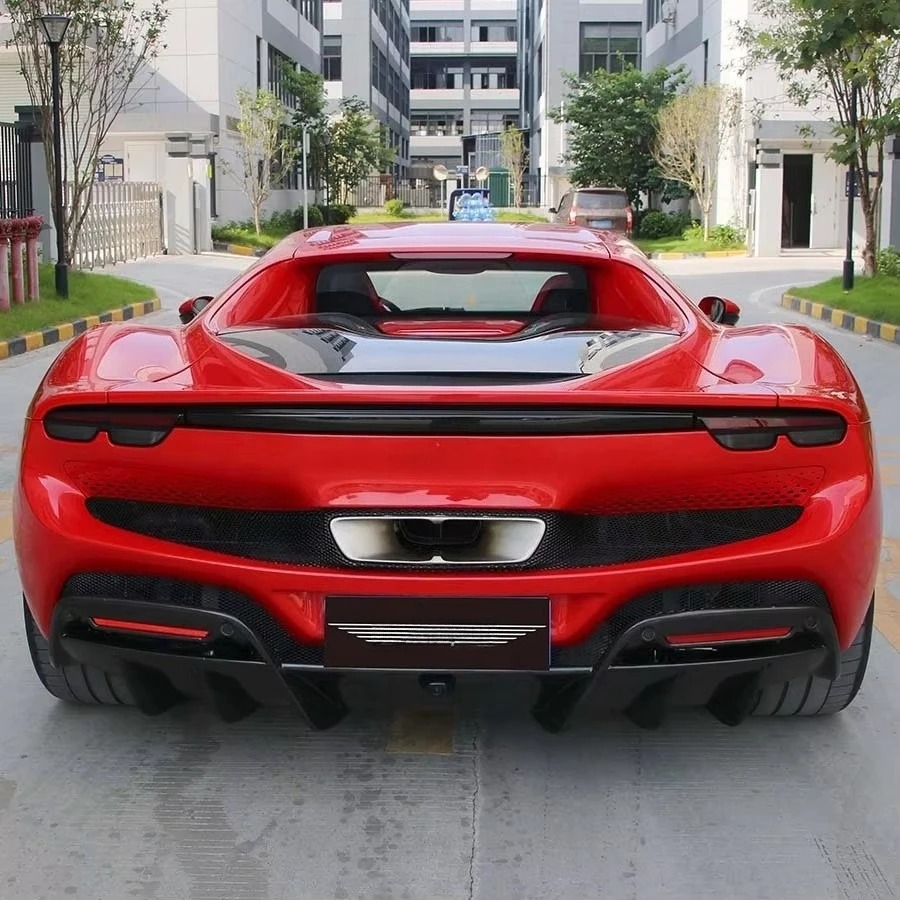 OEM Style Dry Carbon Fiber 296 GTB 2022 2023 Front Lip Rear Diffuser Body Kit New Condition Bumper Type F171